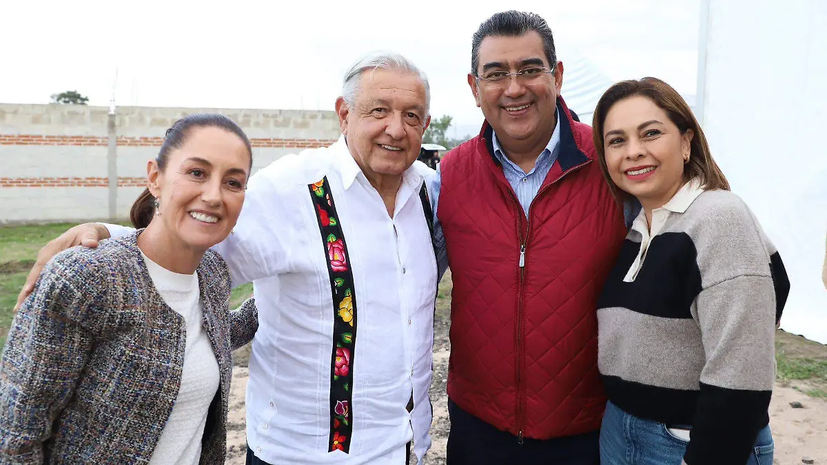 AMLO y Claudia Sheinbaum en Puebla habrá continuidad de programas sociales